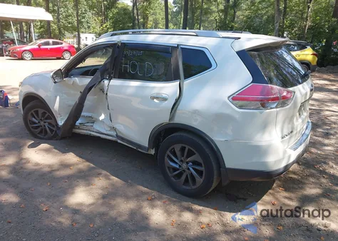 2016 Nissan Rogue Sl из США, поврежденный, VIN 5N1AT2MT1GC774015